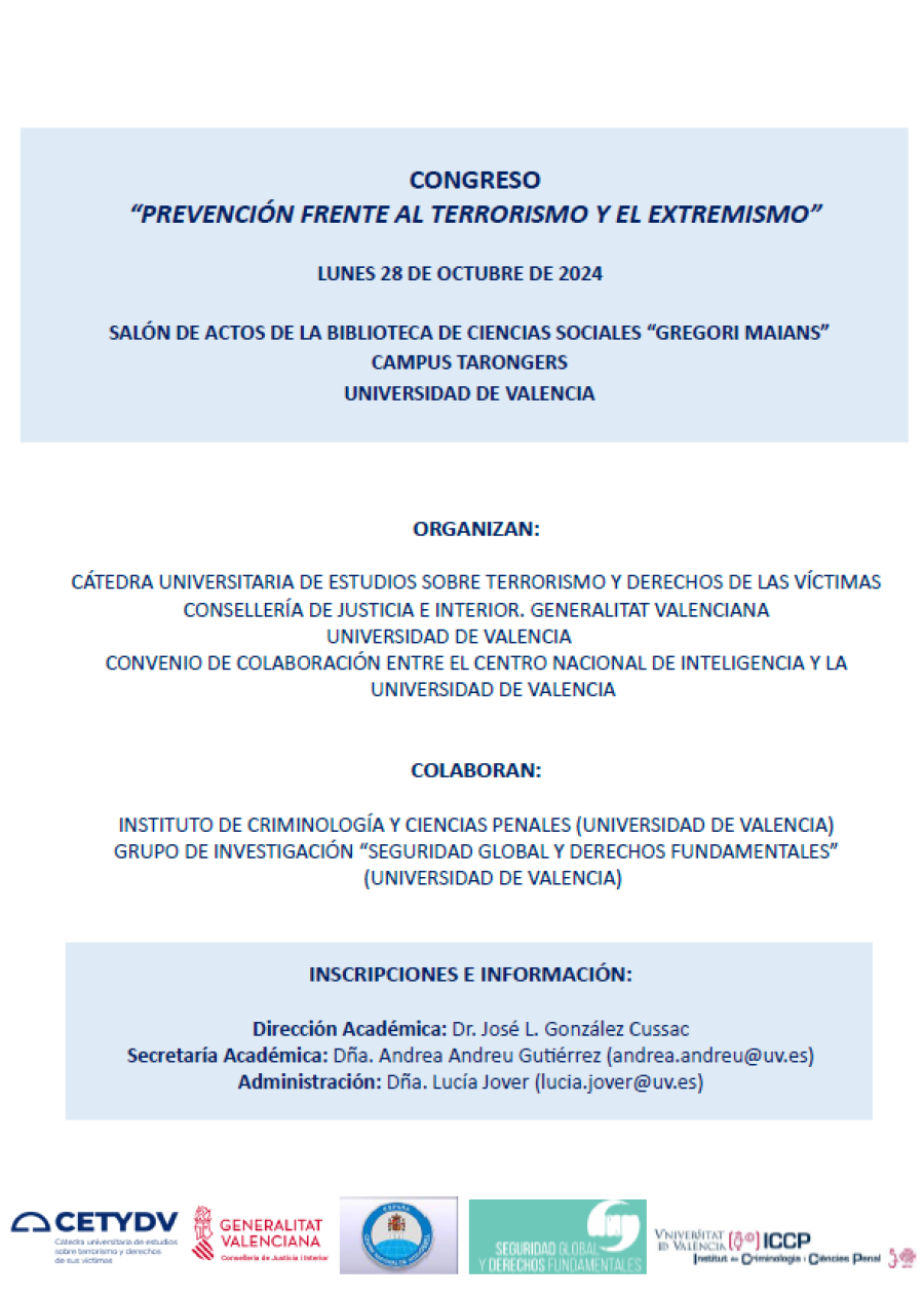 Foto nº2 de CONGRESO  “PREVENCIÓN FRENTE AL TERRORISMO Y EL EXTREMISMO”